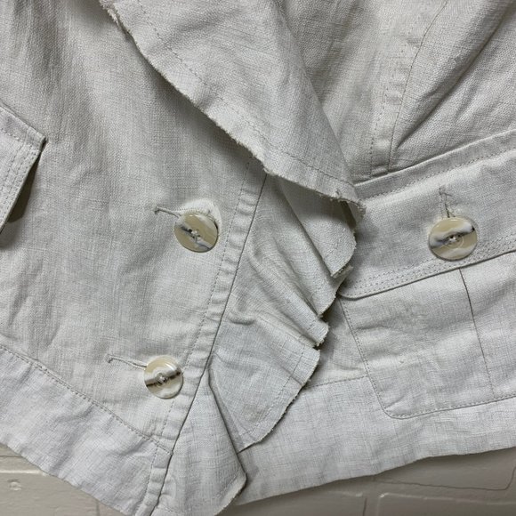 NWT Cabi Waxed Linen Jacket, Size Medium - Picture 7 of 12